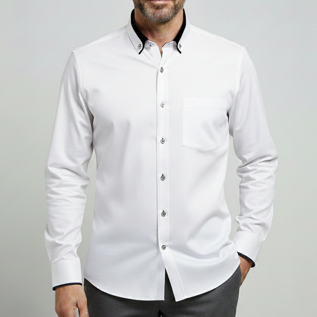 Aiden | Men's Stretch Fit Casual Shirt-Metro Lane Plaza