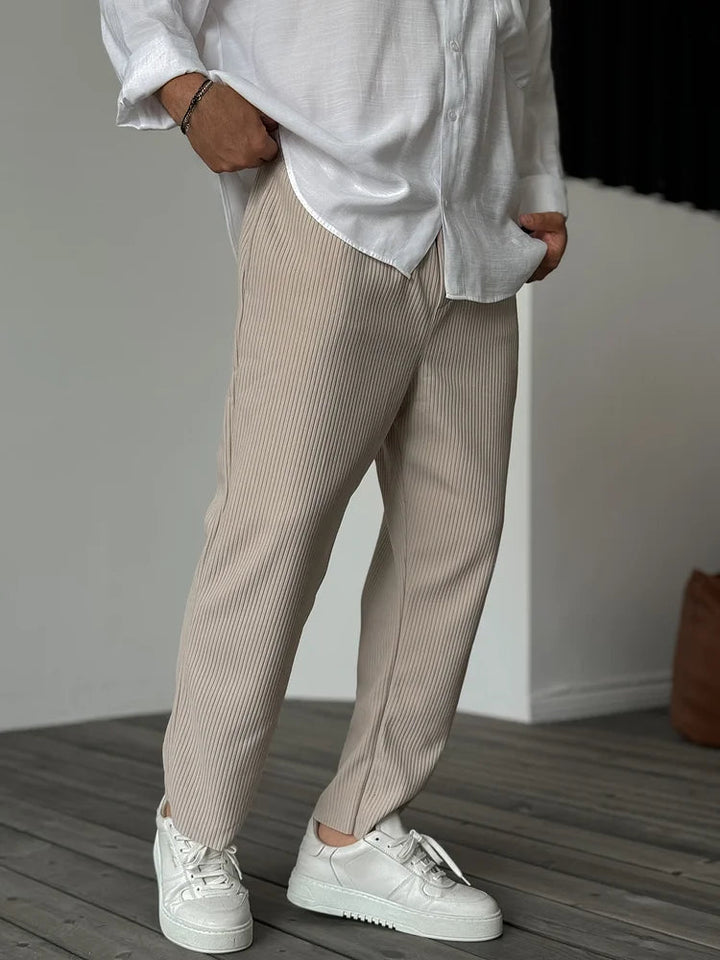 Harry | Stylish & Versatile Men's Luxe Trousers-Metro Lane Plaza