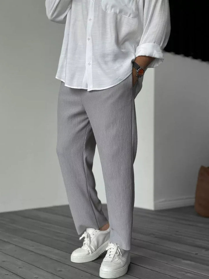 Harry | Stylish & Versatile Men's Luxe Trousers-Metro Lane Plaza