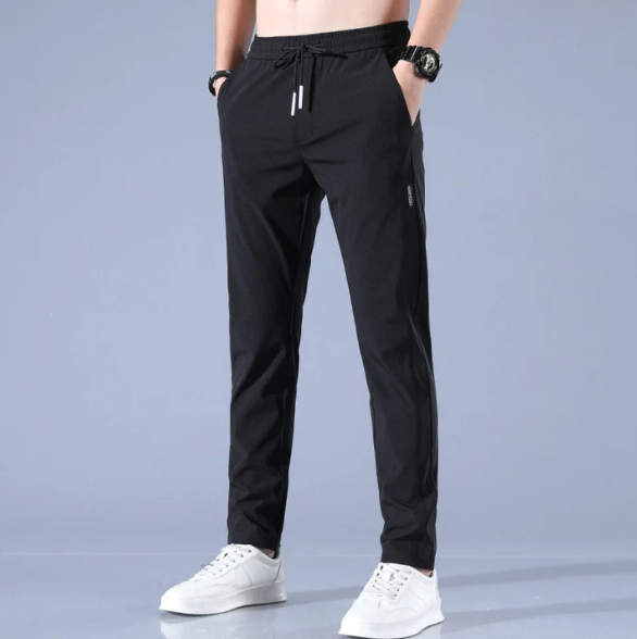 Sebastian | Men's Elegant Comfort Stretch Pants-Metro Lane Plaza