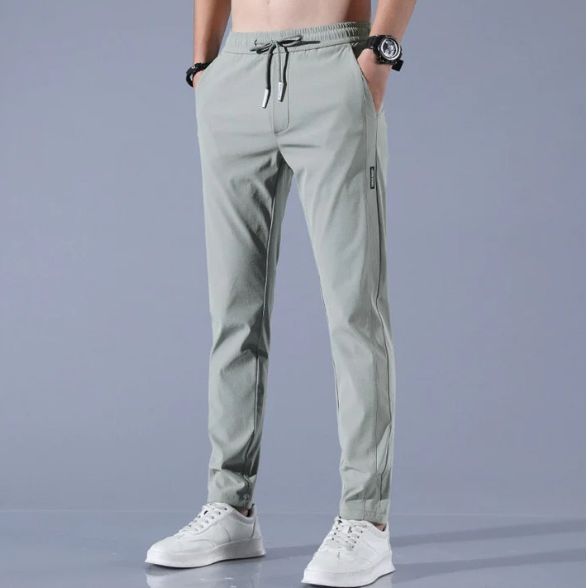 Sebastian | Men's Elegant Comfort Stretch Pants-Metro Lane Plaza