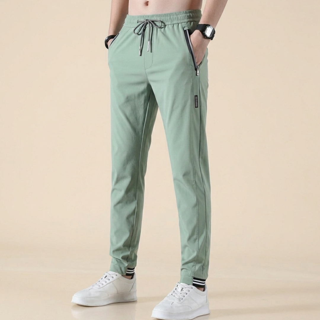Sebastian | Men's Elegant Comfort Stretch Pants-Metro Lane Plaza