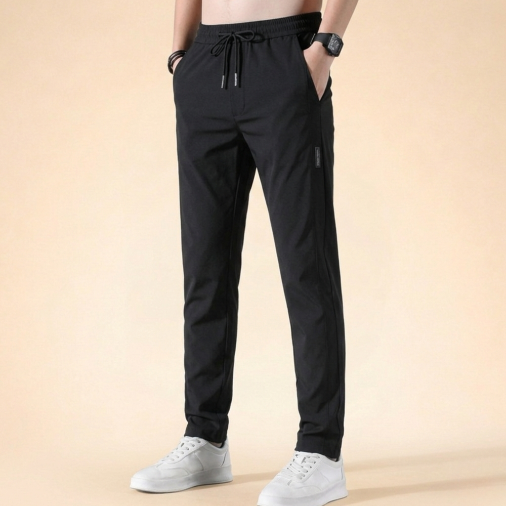 Sebastian | Men's Elegant Comfort Stretch Pants-Metro Lane Plaza