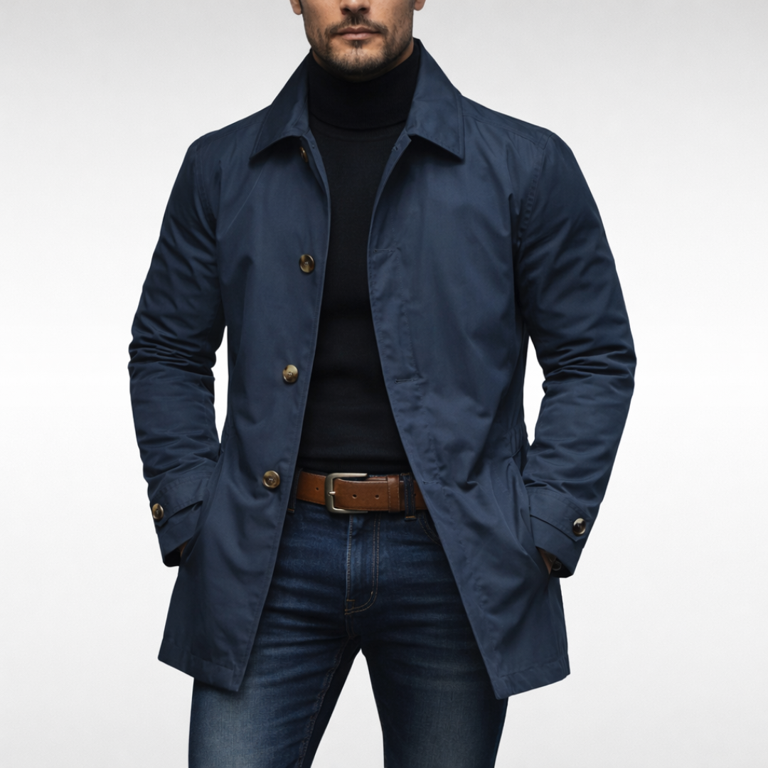 Hudson | Lightweight Weather-Resistant Men's Jacket-Metro Lane Plaza