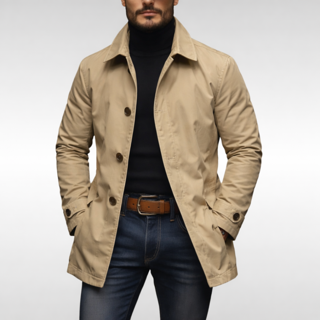 Hudson | Lightweight Weather-Resistant Men's Jacket-Metro Lane Plaza