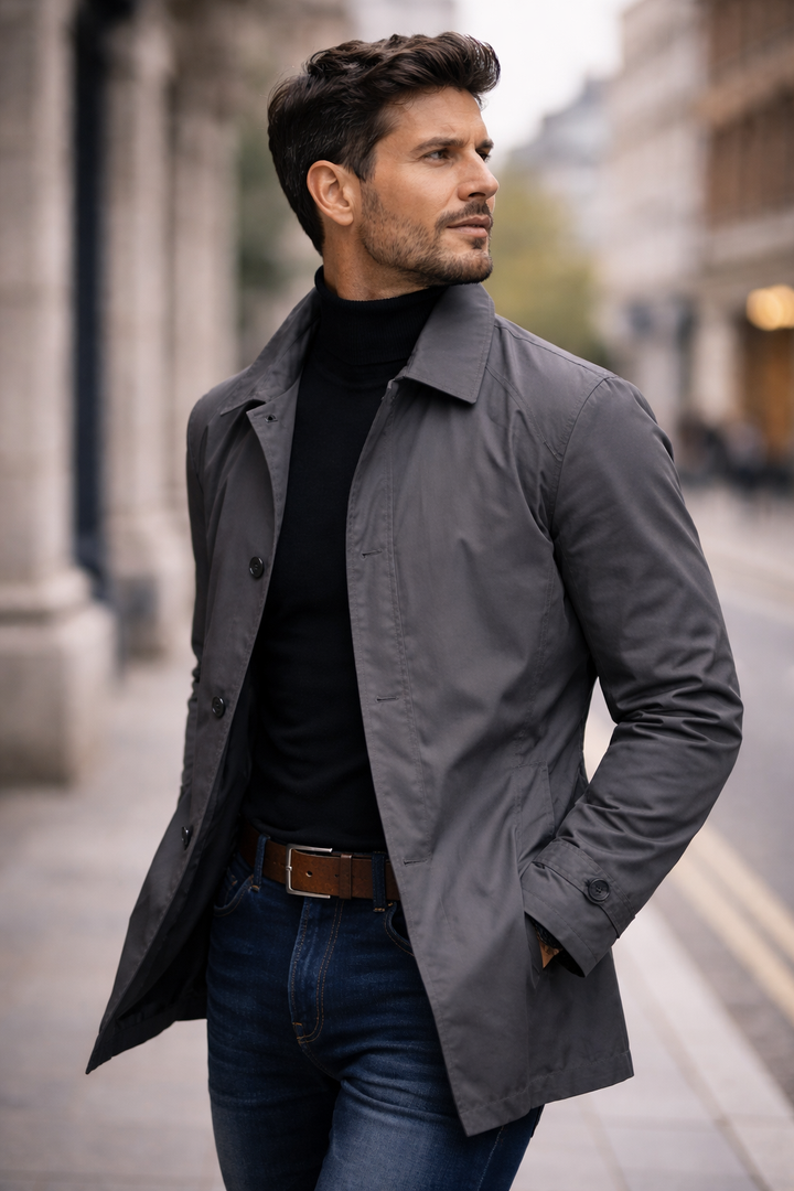 Hudson | Lightweight Weather-Resistant Men's Jacket-Metro Lane Plaza