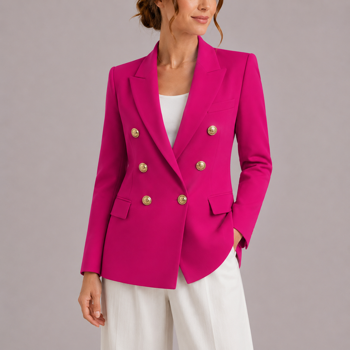 Women's Timeless Tailored Double-Breasted Blazer
