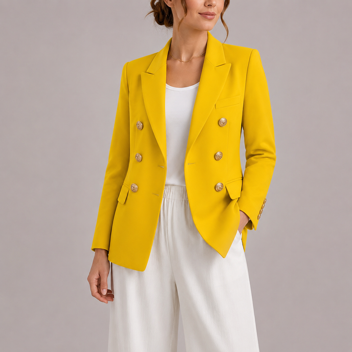 Women's Timeless Tailored Double-Breasted Blazer