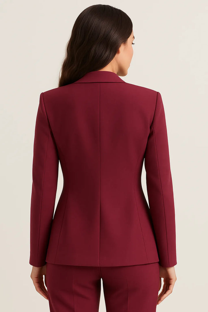 Women's Single-Breasted Slim-Fit Blazer