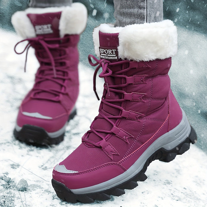 Women's Waterproof Winter Boots – Cozy and Casual for Cold Weather-Metro Lane Plaza