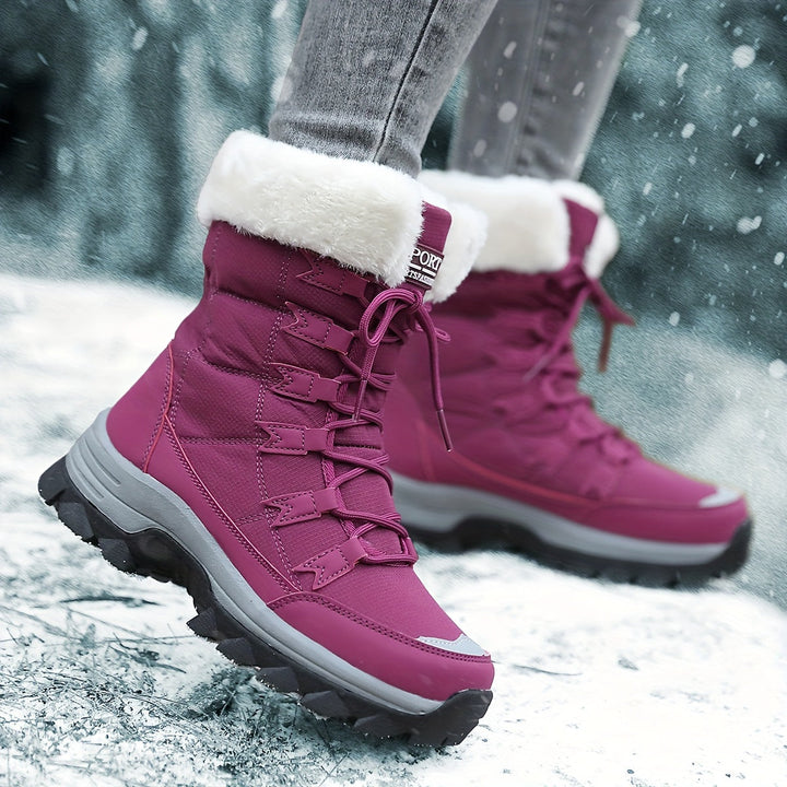 Women's Waterproof Winter Boots – Cozy and Casual for Cold Weather-Metro Lane Plaza
