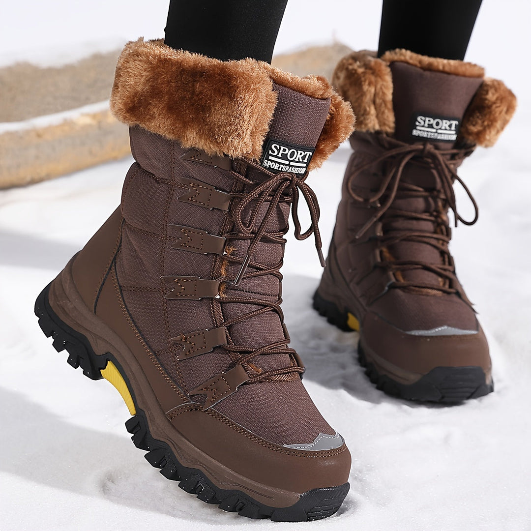 Women's Waterproof Winter Boots – Cozy and Casual for Cold Weather-Metro Lane Plaza