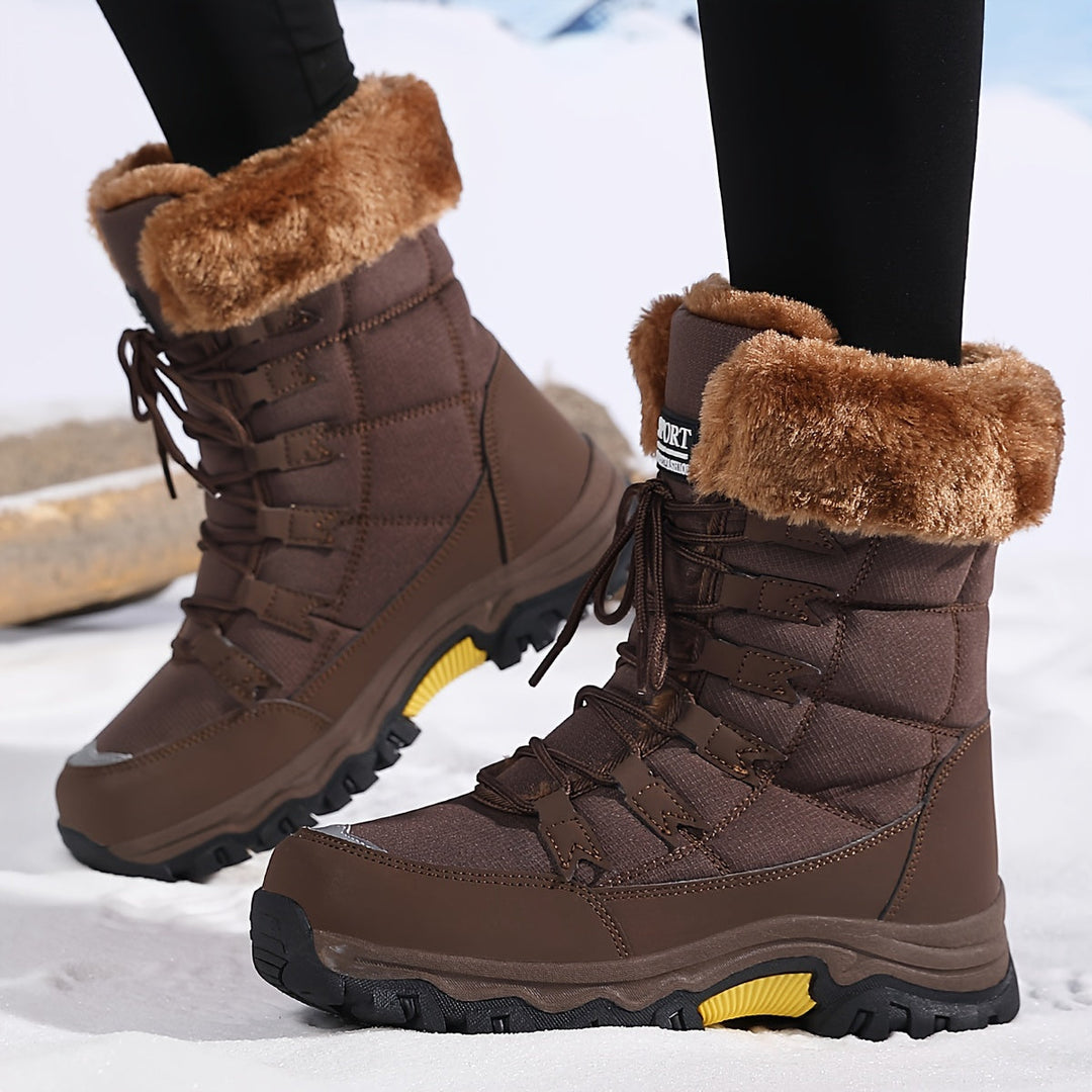 Women's Waterproof Winter Boots – Cozy and Casual for Cold Weather-Metro Lane Plaza