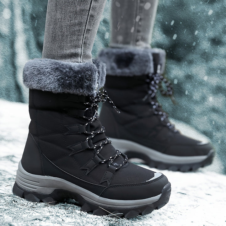 Women's Waterproof Winter Boots – Cozy and Casual for Cold Weather-Metro Lane Plaza