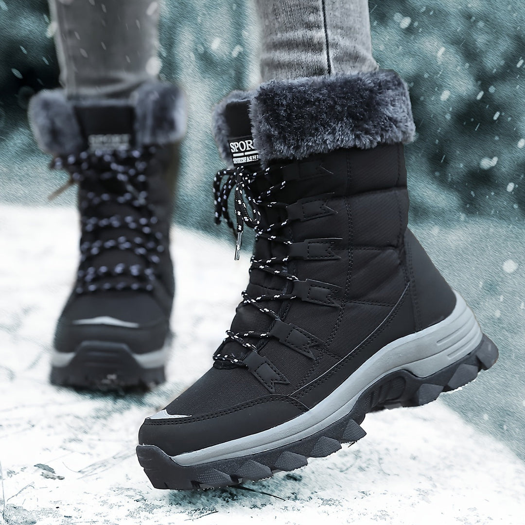 Women's Waterproof Winter Boots – Cozy and Casual for Cold Weather-Metro Lane Plaza