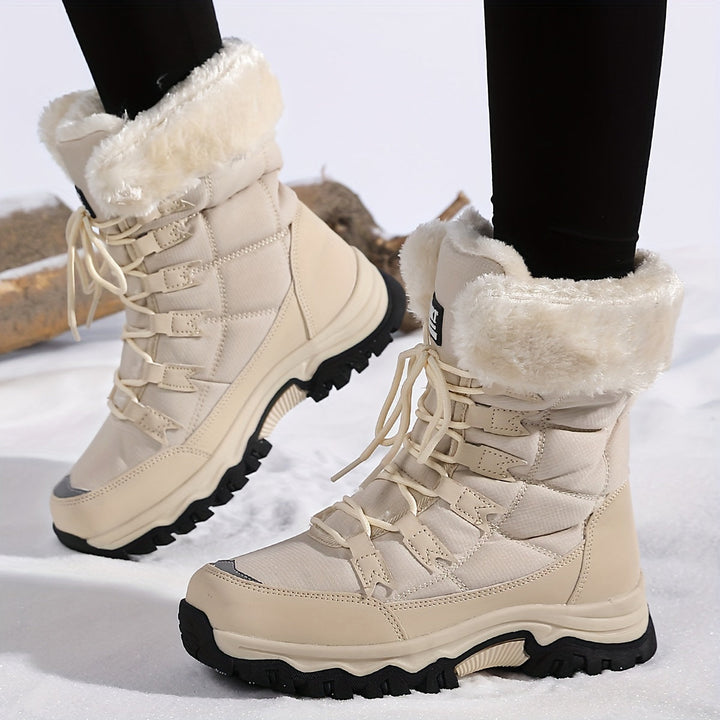 Women's Waterproof Winter Boots – Cozy and Casual for Cold Weather-Metro Lane Plaza