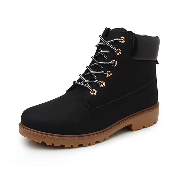 Botas de trabalho para mulher com atacadores