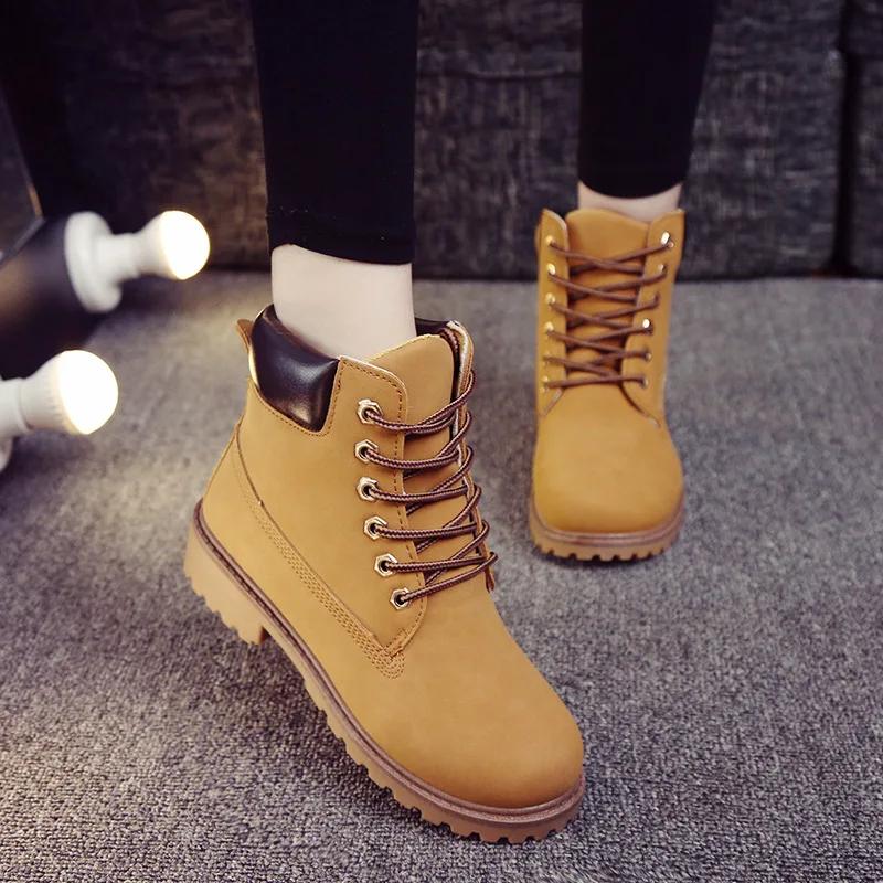 Botas de trabalho para mulher com atacadores