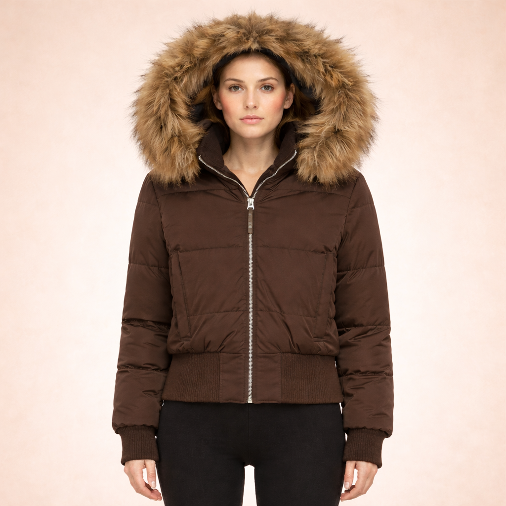 Aurielle | Women's Padded Stylish Winter Jacket-Metro Lane Plaza
