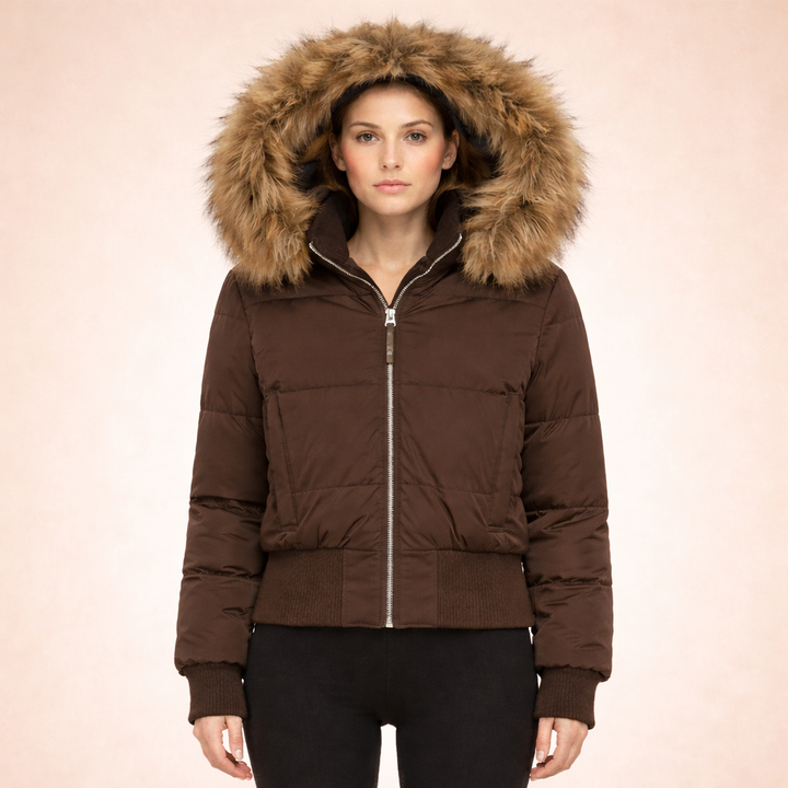 Aurielle | Women's Padded Stylish Winter Jacket-Metro Lane Plaza