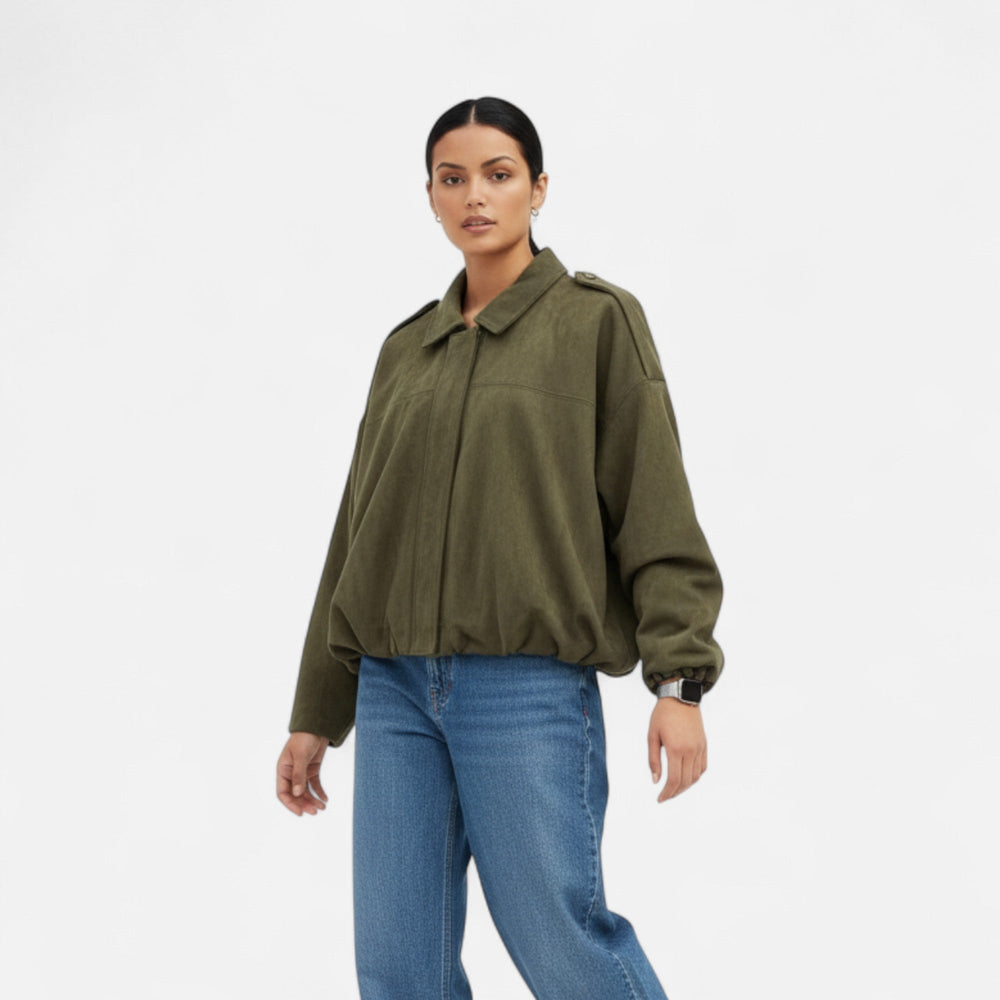Novella | Women's Stylish and Comfortable Bomber Jacket-Metro Lane Plaza