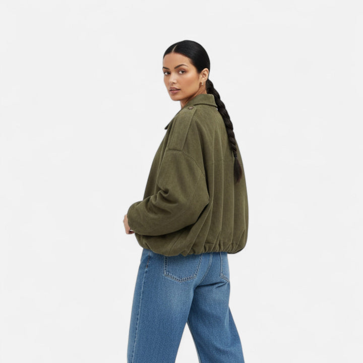 Novella | Women's Stylish and Comfortable Bomber Jacket-Metro Lane Plaza