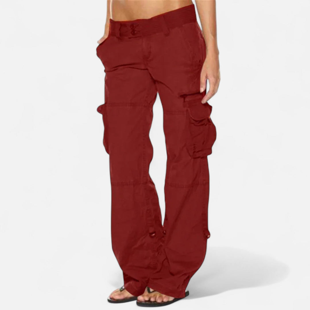 Novara | Women's Comfortable and Chic Cargo Pants-Metro Lane Plaza