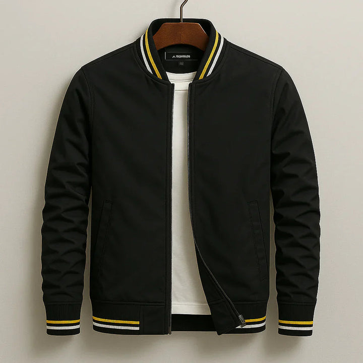 Lambert | Men's Tailored Sporty Varsity Jacket-Metro Lane Plaza
