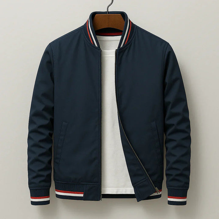 Lambert | Men's Tailored Sporty Varsity Jacket-Metro Lane Plaza