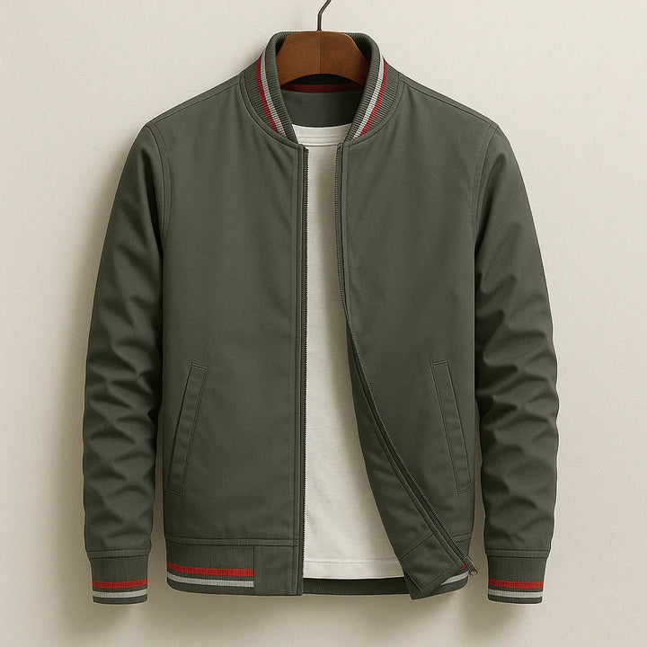 Lambert | Men's Tailored Sporty Varsity Jacket-Metro Lane Plaza