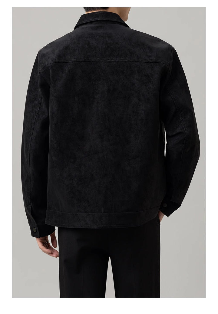 Giacca camicia da uomo con bottoni