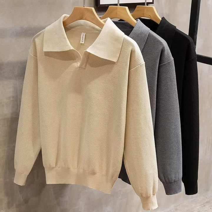 Men's Classic Polo Sweater