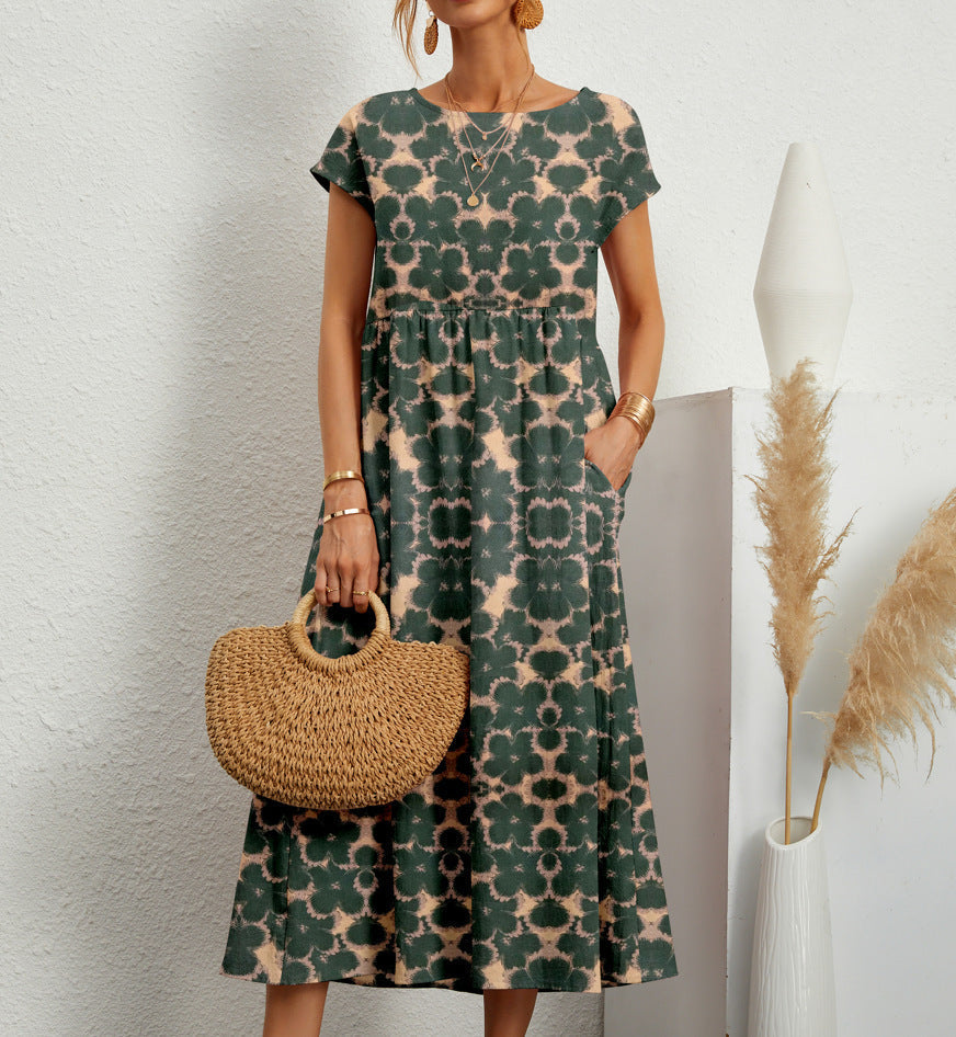 Emilia | Stylish Floral Maxi Dress-Metro Lane Plaza