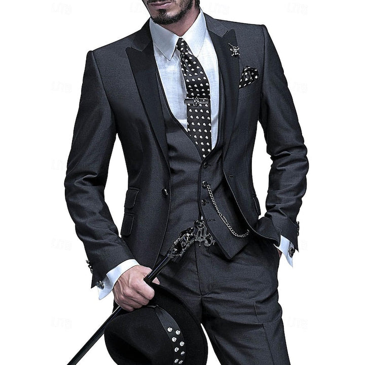 Oliver | Men's Lightweight Linen Suit-Metro Lane Plaza