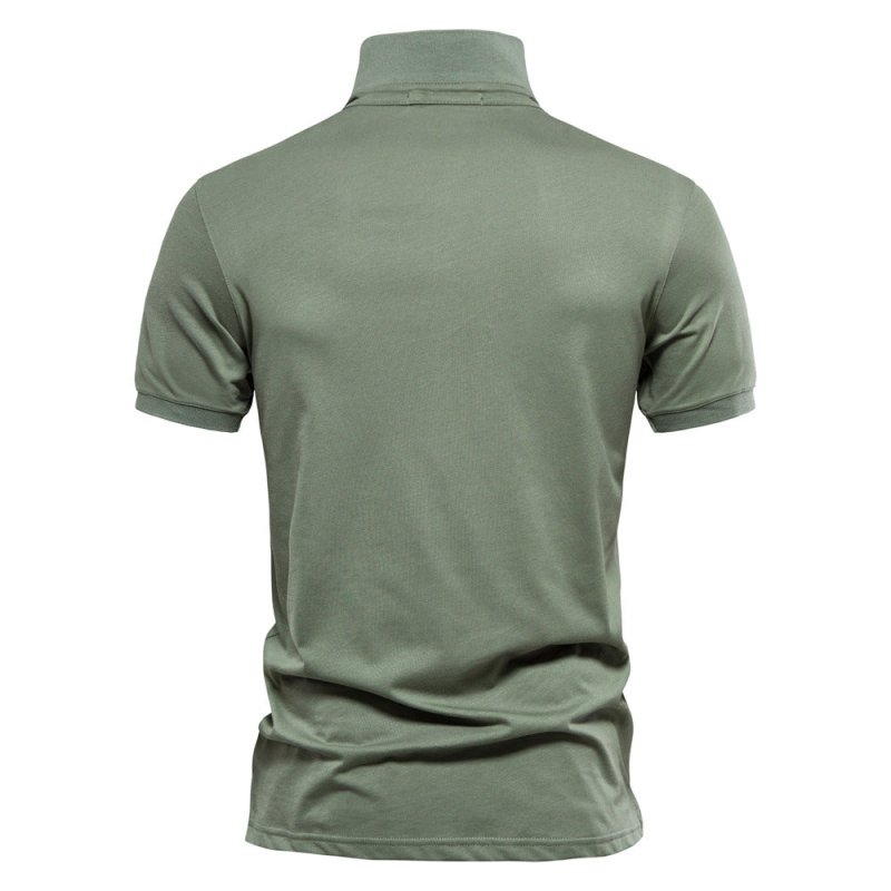 Alan | Men's Slim Fit Polo Shirt-Metro Lane Plaza