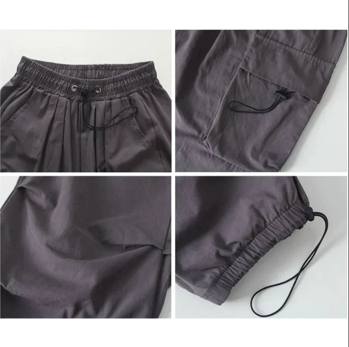 Allison | Women's Cargo Pants with Comfortable Fit and Spacious Pockets-Metro Lane Plaza