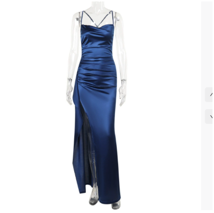Amanda | Women's Spaghetti Strap Maxi Dress-Metro Lane Plaza