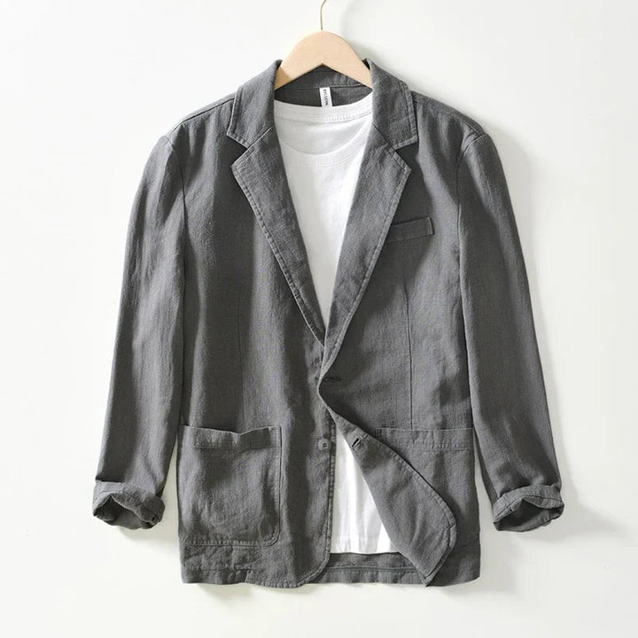 Men's Notch Lapel Single-Breasted Casual Blazer