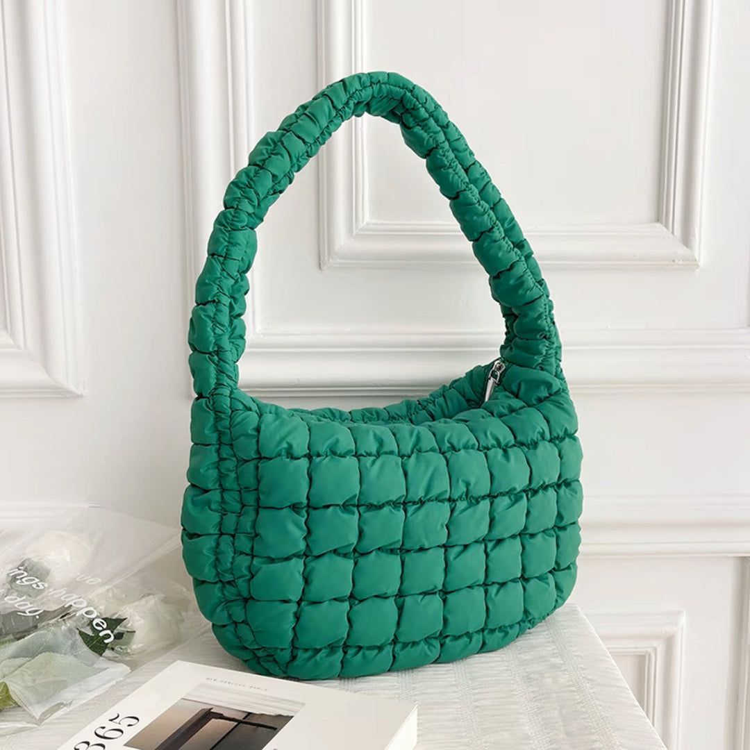 Sophia | Women's Stylish Solid Puffer Shoulder Bag-Metro Lane Plaza