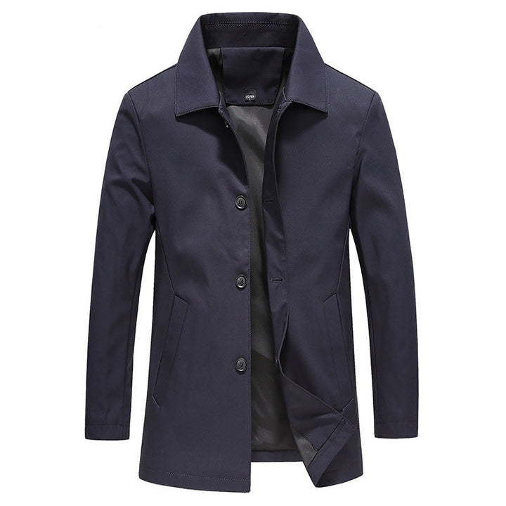 Veste pour homme à col chemise et fermeture boutonnée