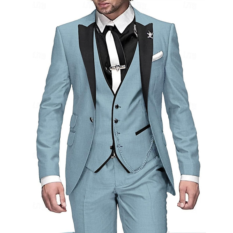 Oliver | Men's Lightweight Linen Suit-Metro Lane Plaza