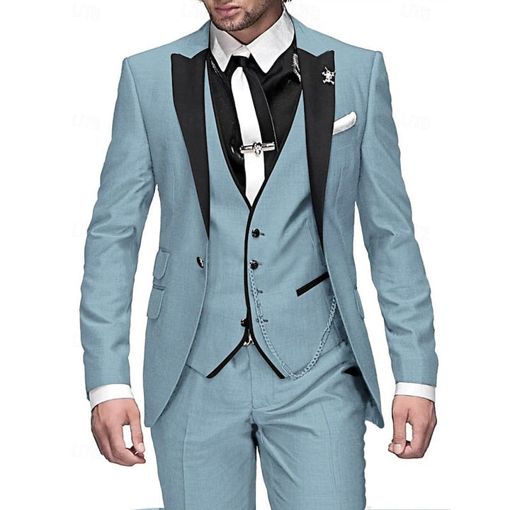 Oliver | Men's Lightweight Linen Suit-Metro Lane Plaza