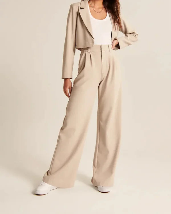 Thirza | Women's Stylish Flared Pants for Everyday Wear-Metro Lane Plaza