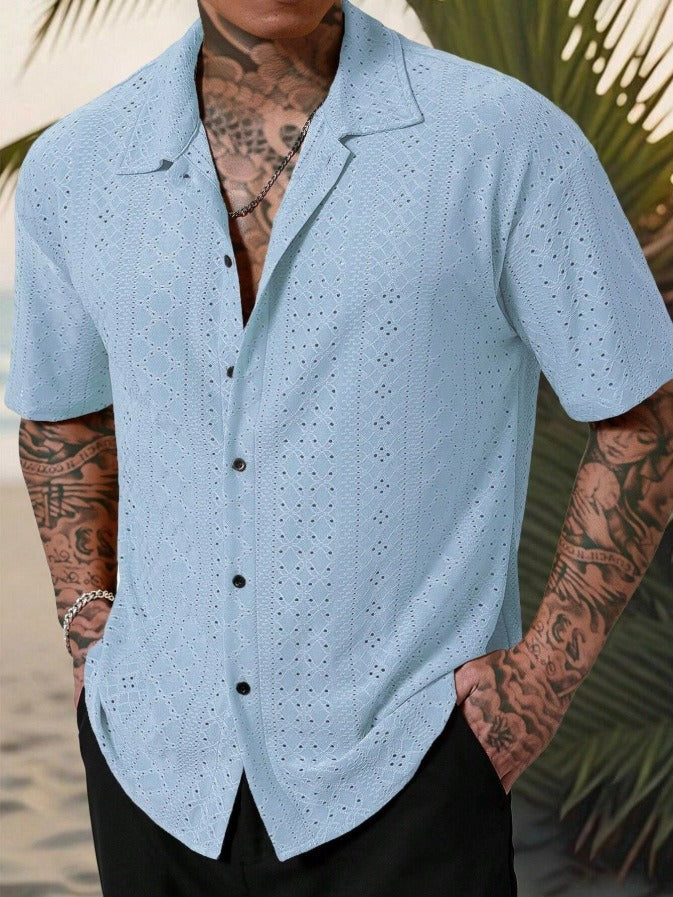 Men's Casual Button-Down Shirt