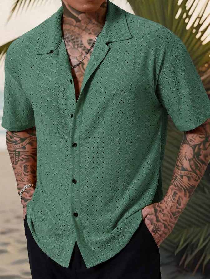 Men's Casual Button-Down Shirt