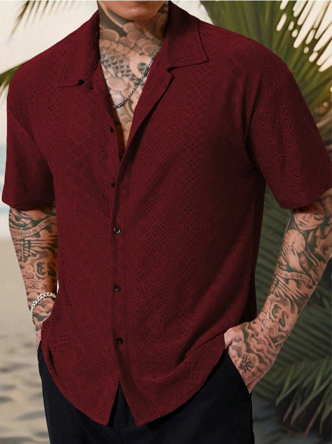 Men's Casual Button-Down Shirt