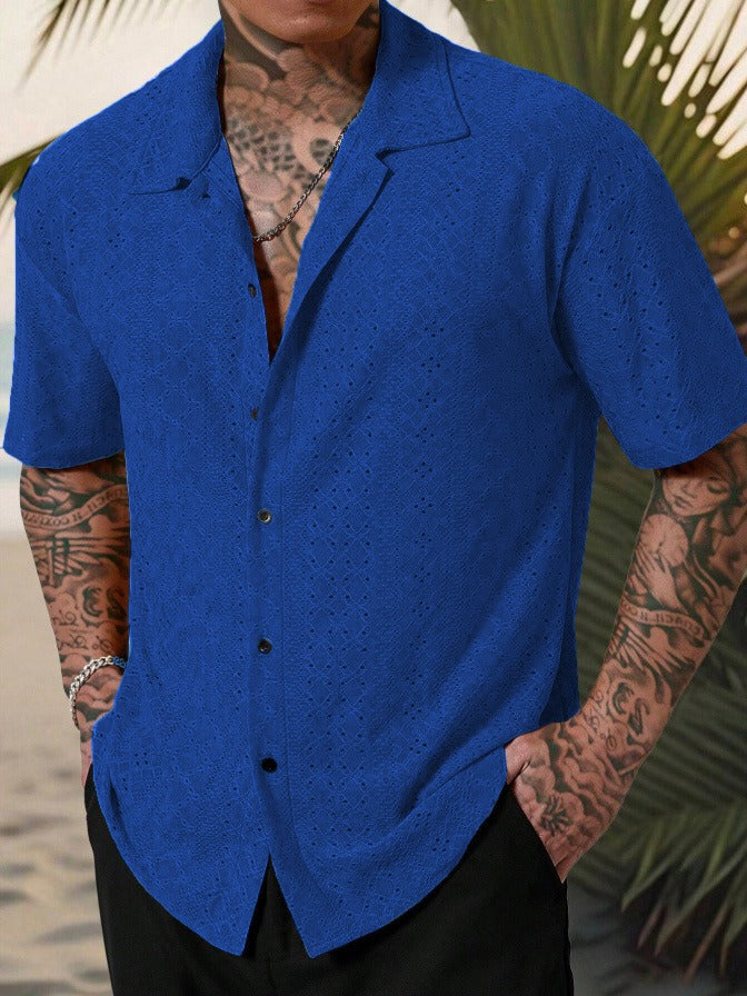 Men's Casual Button-Down Shirt