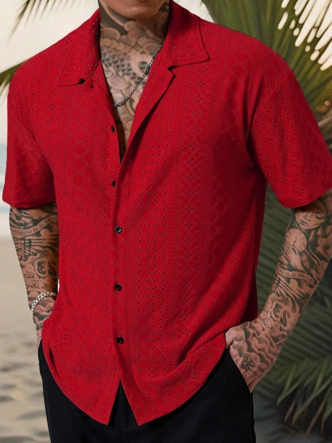 Men's Casual Button-Down Shirt