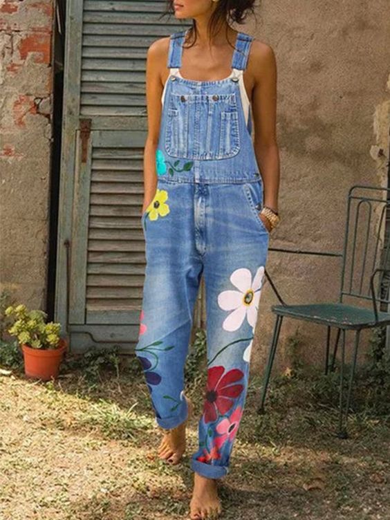 Tracy | Women's Sleeveless Denim Overalls-Metro Lane Plaza