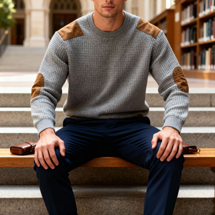 Klassisk heritage-sweater til mænd